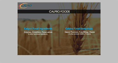 Desktop Screenshot of calprofoods.com